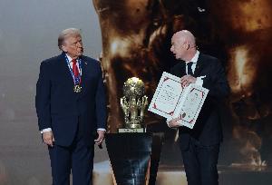 白宮發言人：特朗普最配得上FIFA和平獎，不同意的人都是精神錯亂