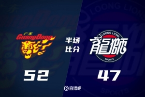 半場戰報-搶3大戰廣東領先廣州5分 麥考爾15分 威金頓21分