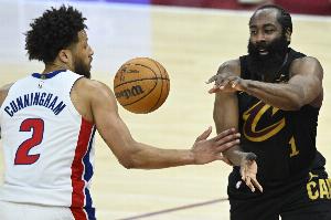 兩倍還多！活塞全場罰球35中27&坎寧安11中9 騎士僅16中15