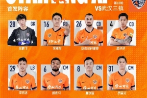 客戰(zhàn)武漢三鎮(zhèn)，首發(fā)名單！