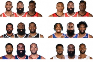 KD/保羅/小卡在列！美媒曬哈登聯手過的球星：哈登自己就是問題？