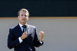 馬克龍轉發法國隊陣容名單：與我們的高盧雄雞一起，進軍美洲！