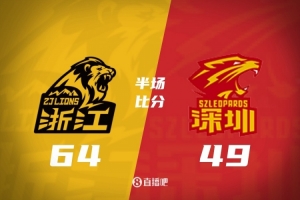 半場戰(zhàn)報(bào)-廣廈領(lǐng)先深圳15分 小布朗轟28+4 胡金秋13分 賀希寧6分
