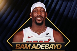 NBA官方：熱火球星阿德巴約獲得本賽季NBA社會正義冠軍獎?！